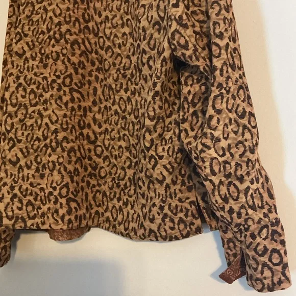 Vintage 80s 90s Reversible Leopard Southwestern Women’s Medium Blazer Retro Y2K - Picture 10 of 11